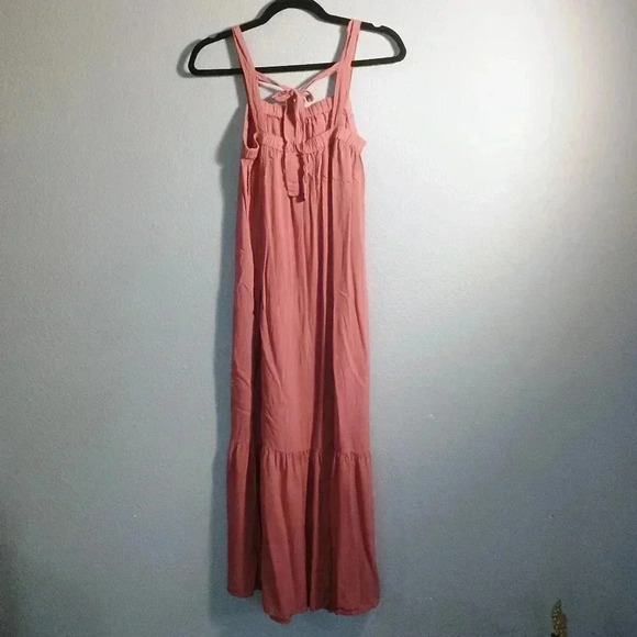 Old Navy Womens Mauve-ish Maxi Dress Spaghetti Strap Size Small - Picture 6 of 10